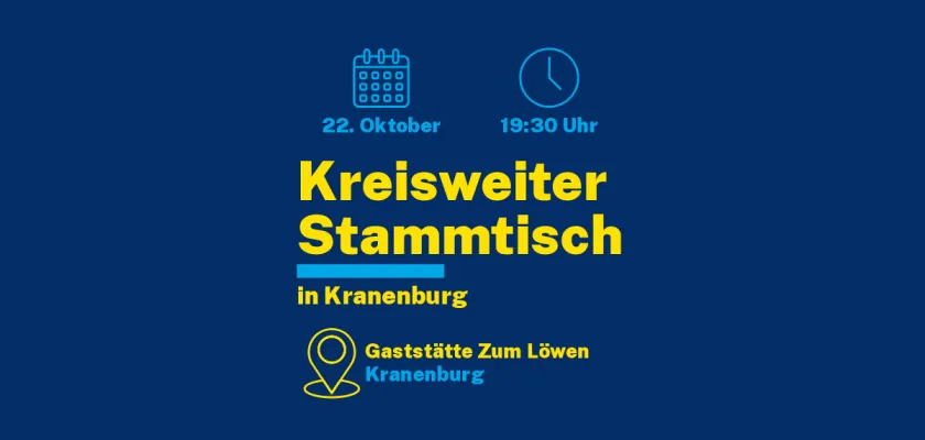 Kreisweiter Stammtisch in Kranenburg